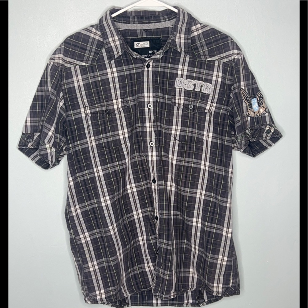 Angelo Litrico DSTR Divison DS 789 Causal Button Down Shirt - XL 43/44